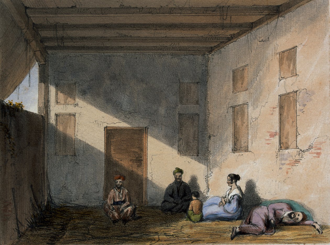 Vězeňská scéna, 1842 od Lieutenant Vincent Eyre