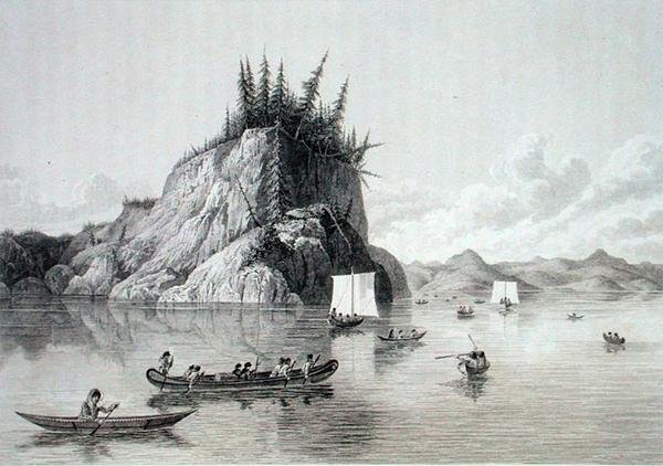 Expedice Crossing Lake Prosperous, 30. května od Lieutenant (after) Hood