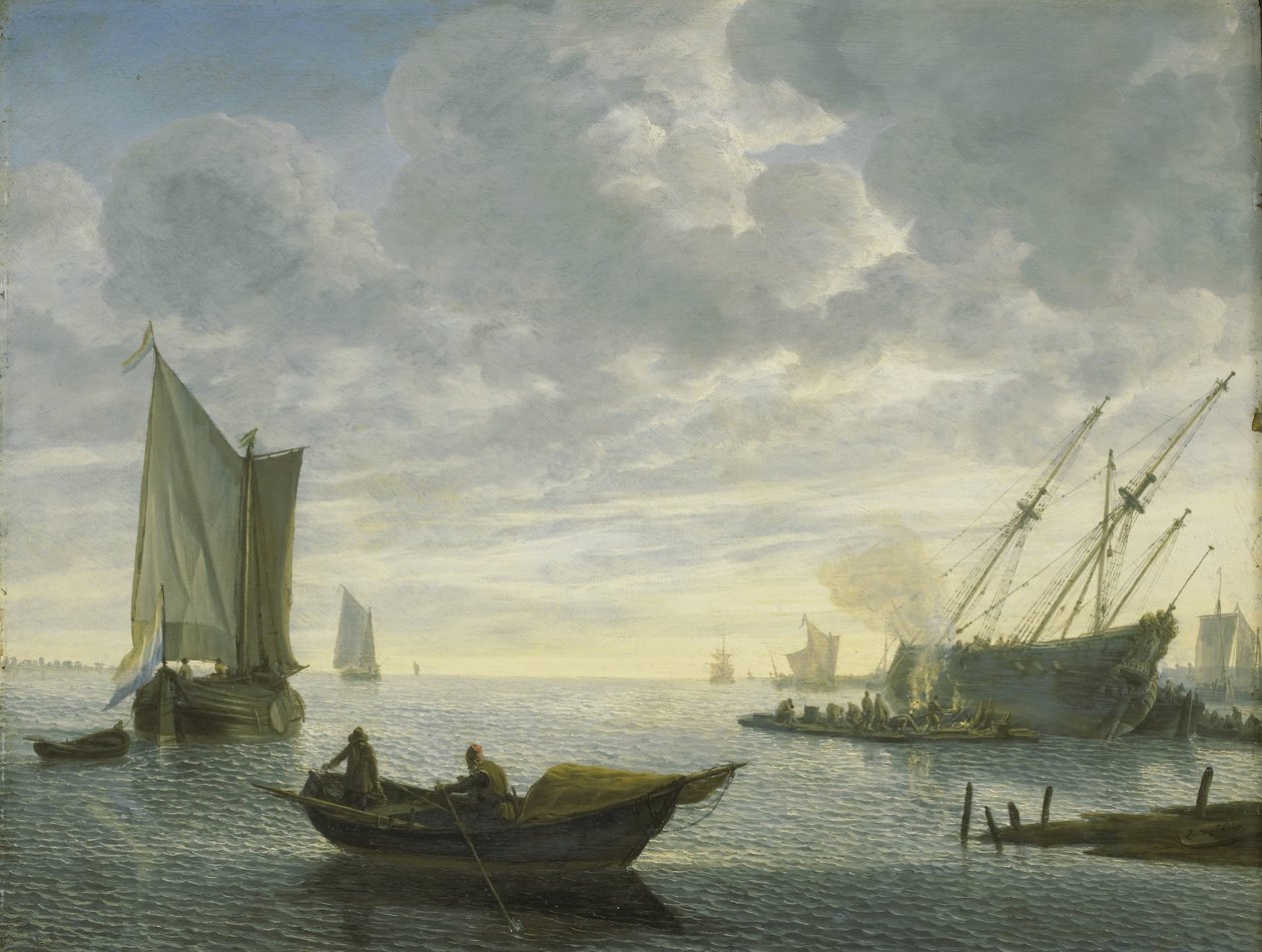 Utěsnění plavidla od Lieve Pietersz. Verschuier