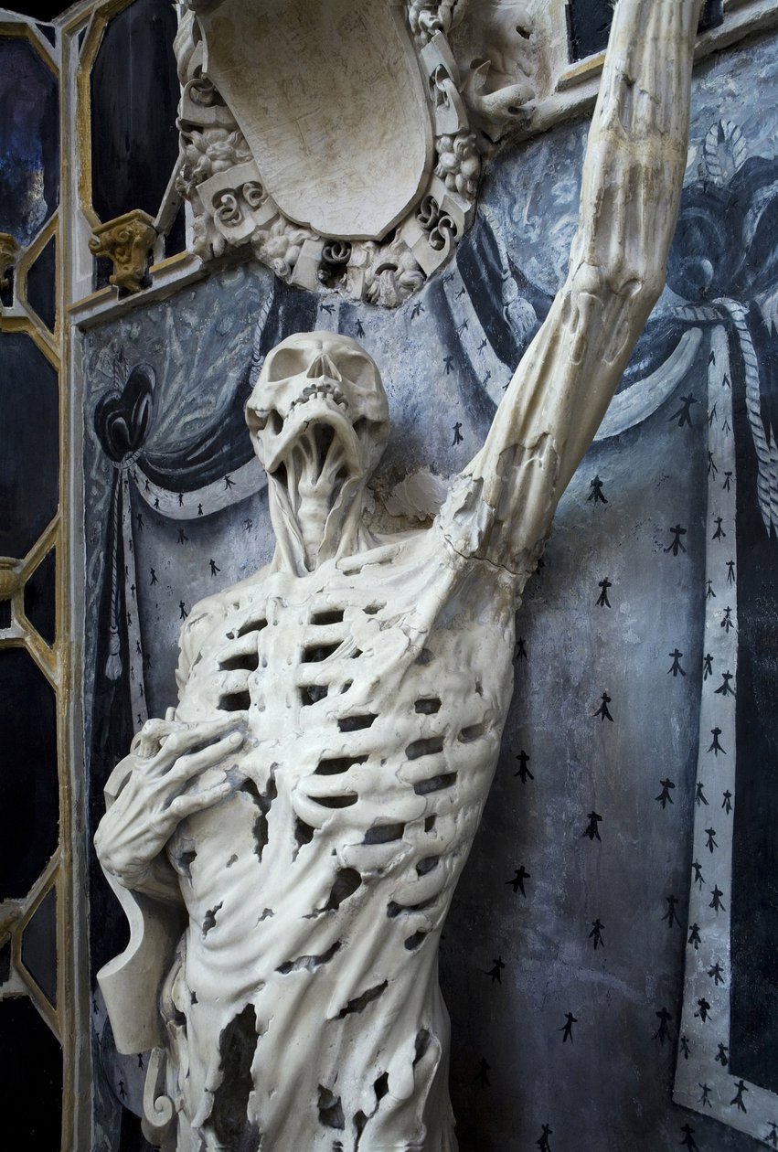 Stažený nebo The Skeleton od Ligier Richier