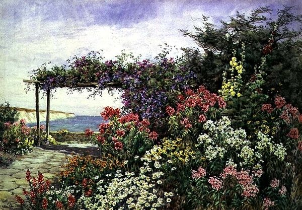 Kvetoucí hranice, Sussex od Lilian Stannard
