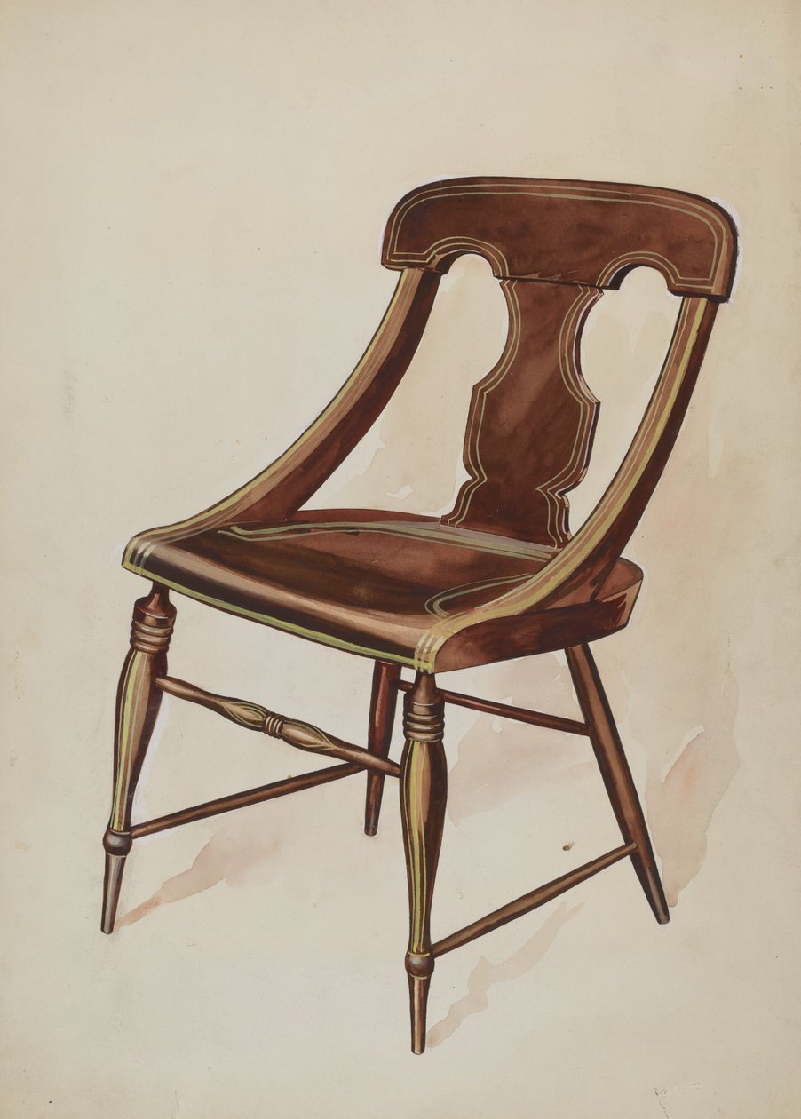 Židle lakovaná, c. 1937. od Lillian Causey