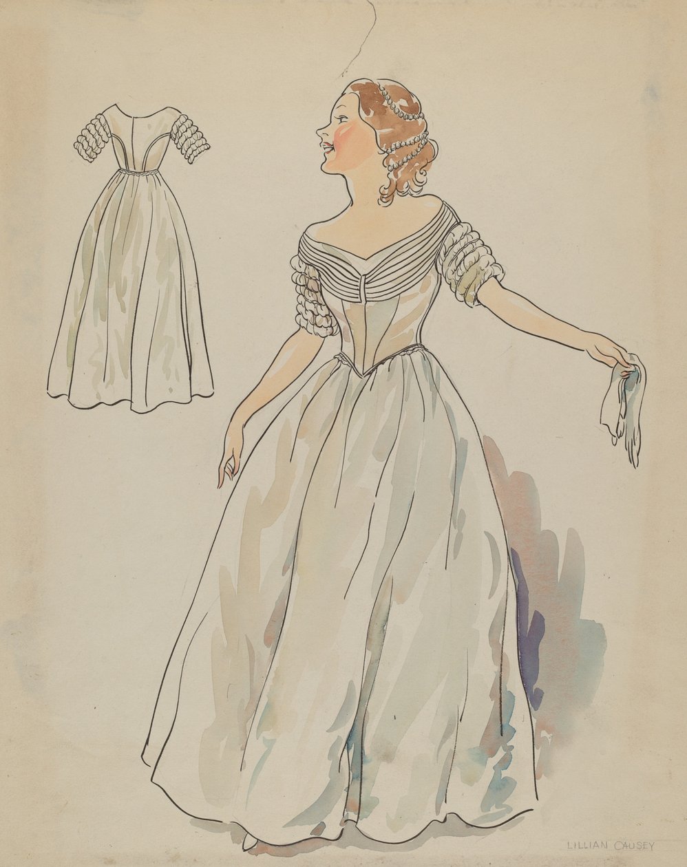 Šaty, c. 1936. od Lillian Causey