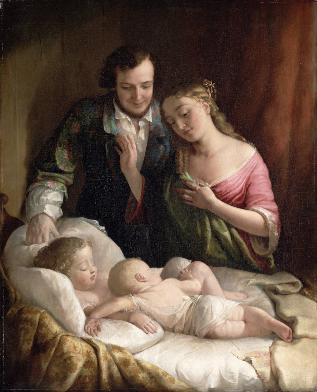 Domácí štěstí, 1849 od Lilly Martin Spencer