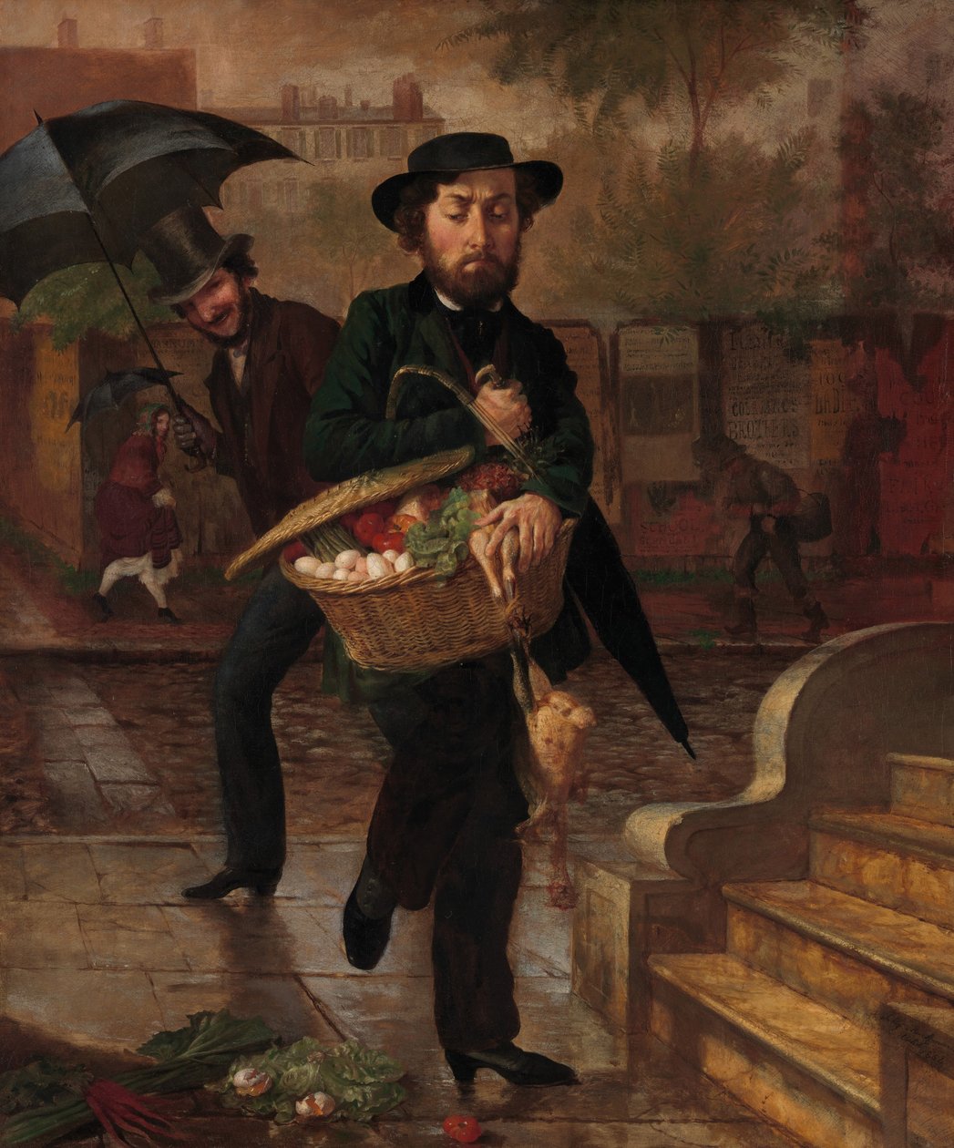 Mladý manžel, první marketing, 1854 od Lilly Martin Spencer