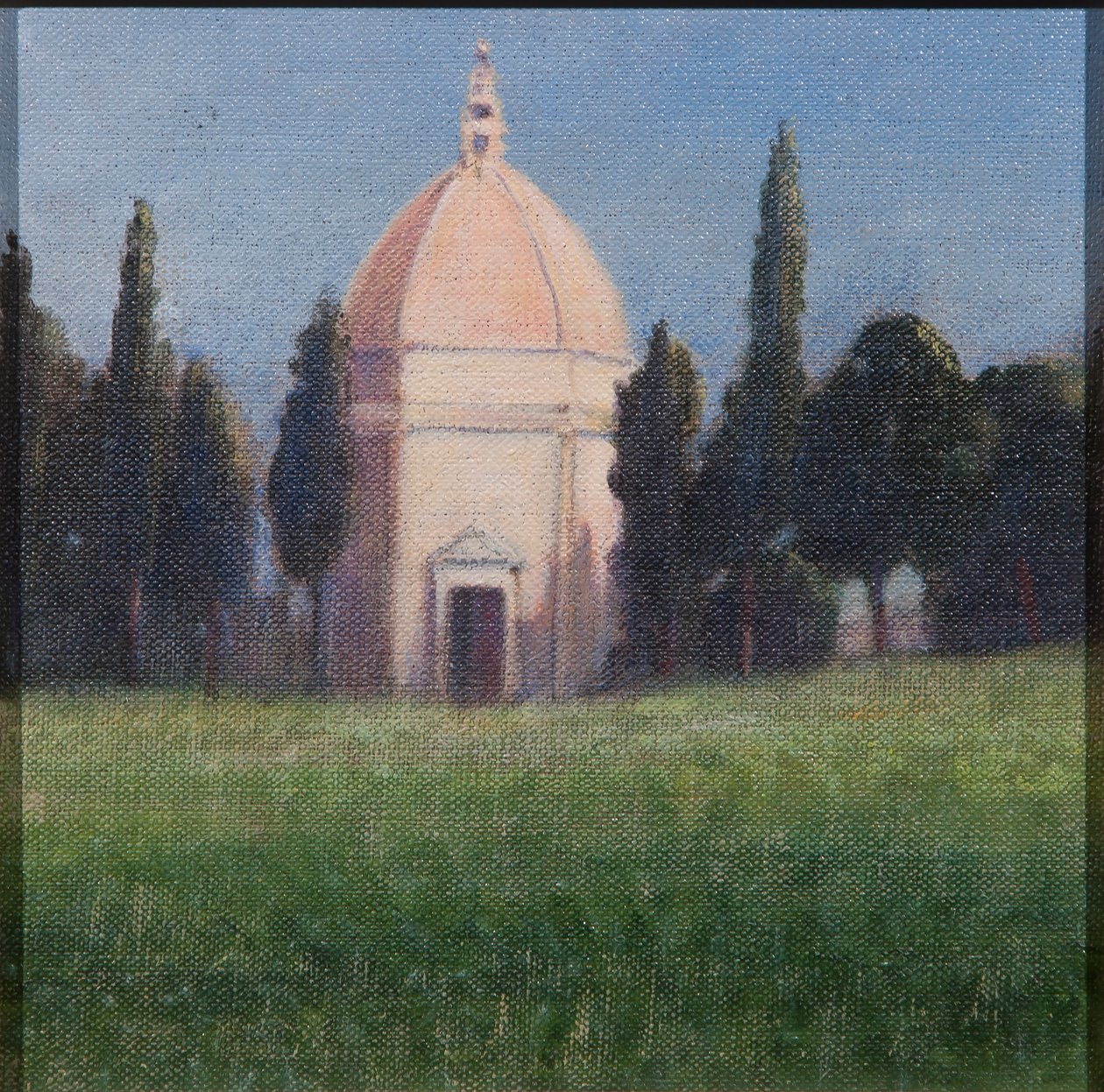 Baptisterium, Tavarnelle, 2012 (akryl na plátně) od Lincoln Seligman
