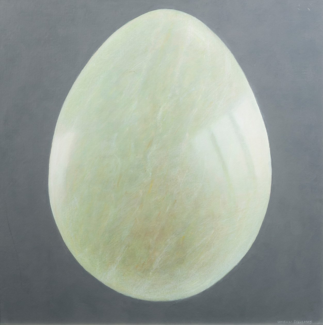 Jade Egg, 2012 (akryl na plátně) od Lincoln Seligman