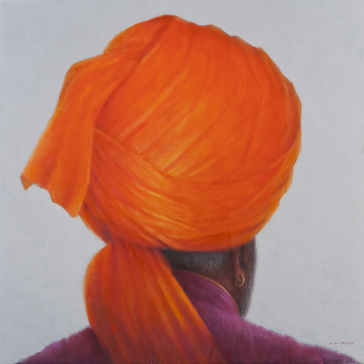 Šafránový turban, 2014 od Lincoln Seligman