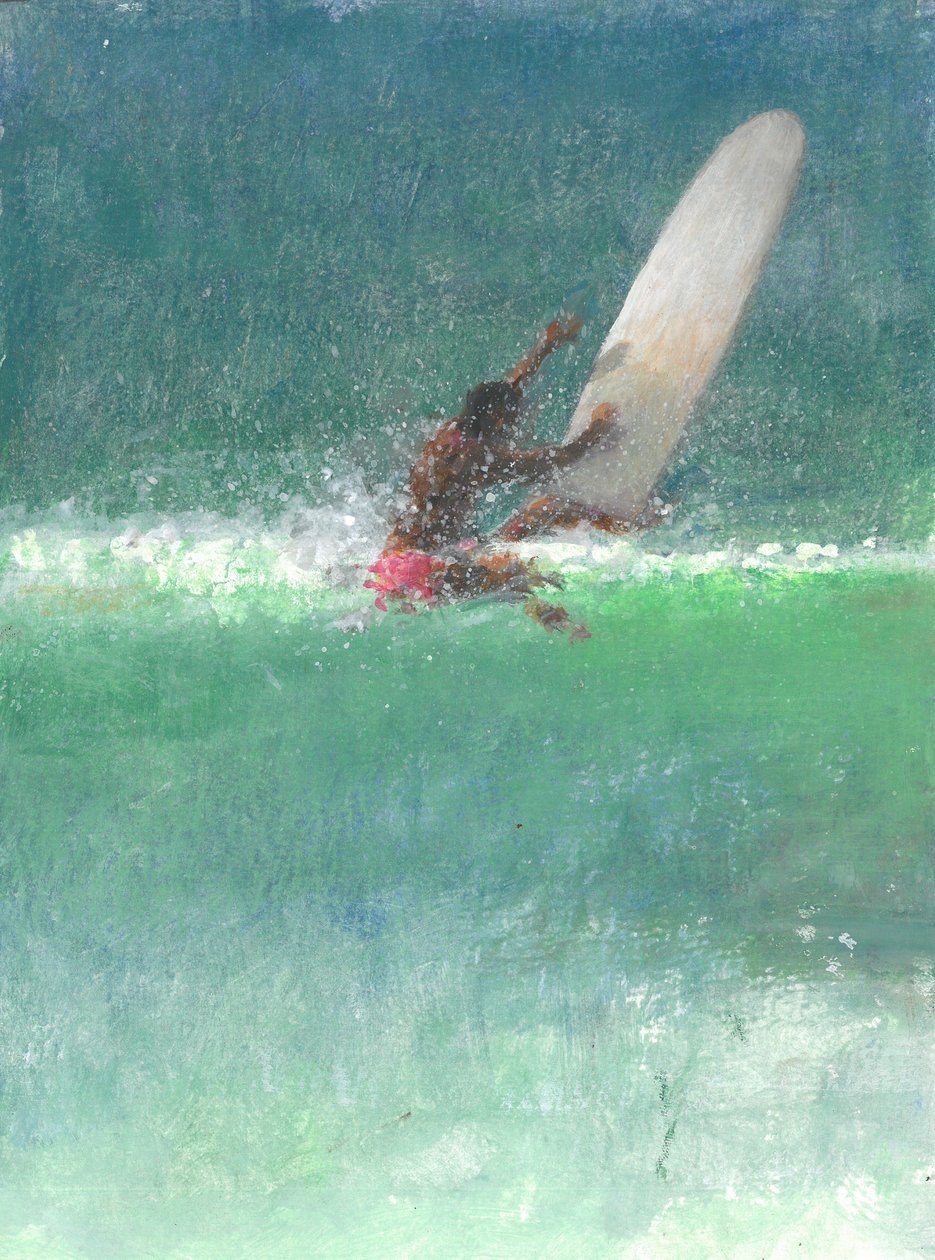 Surfování 1, Srí Lanka, 2015 od Lincoln Seligman