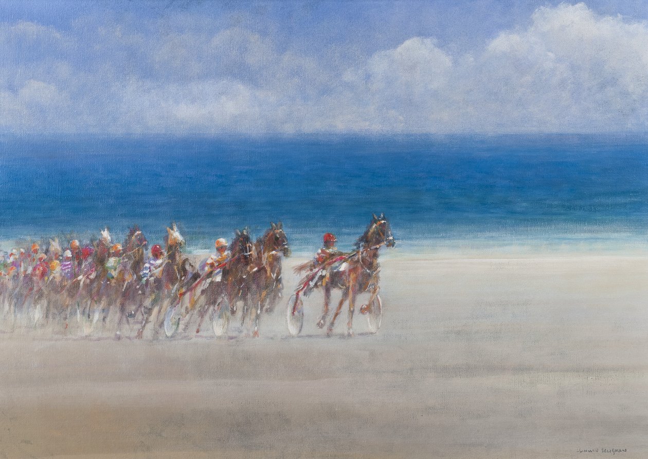 Klusácké dostihy, Lancieux, Bretaň, 2014 od Lincoln Seligman