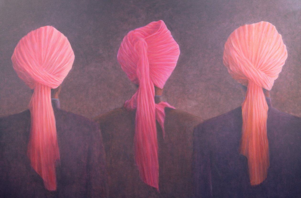 Triptych s turbanem od Lincoln Seligman
