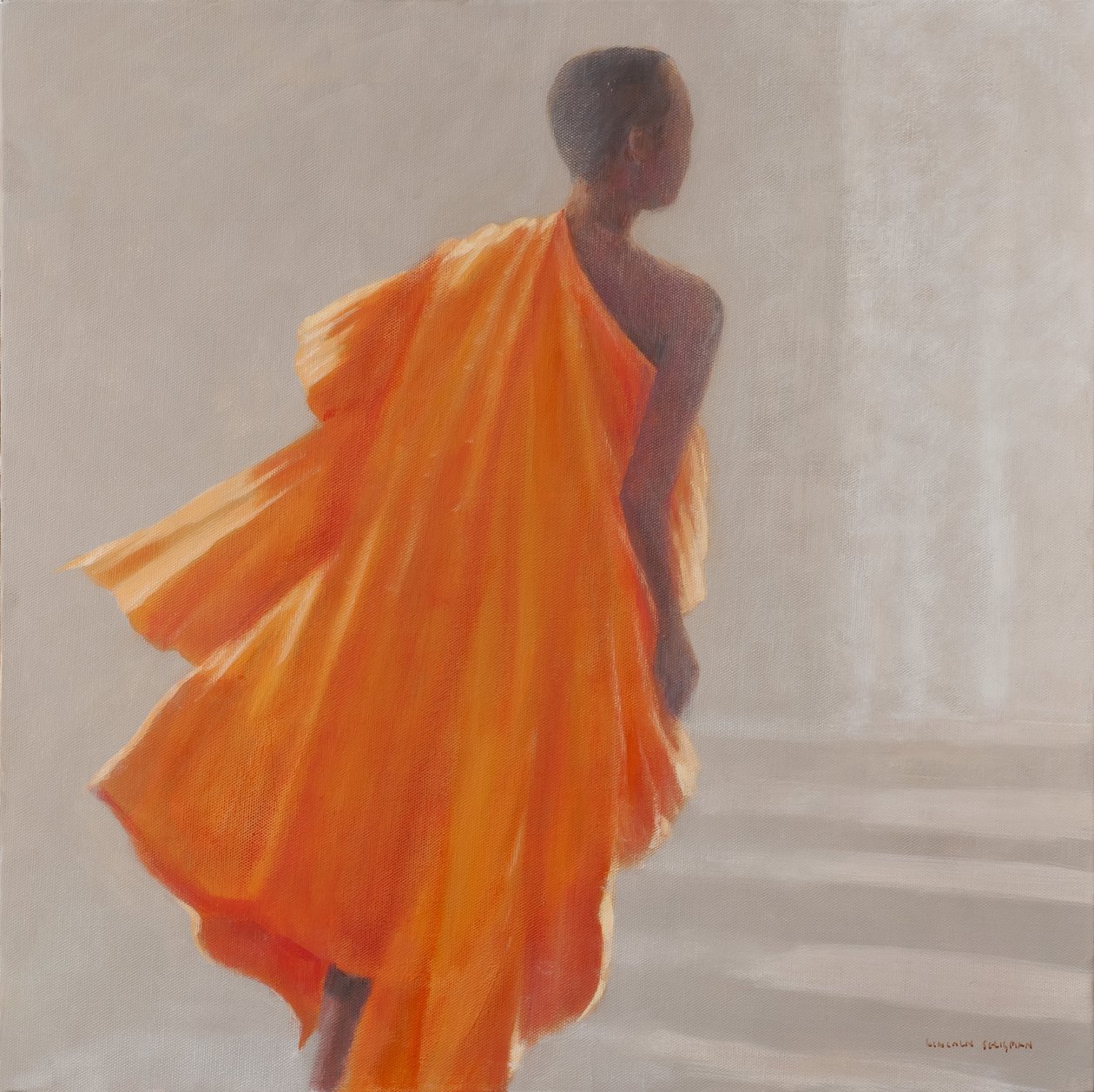 Mladý buddhistický mnich, 2014 od Lincoln Seligman