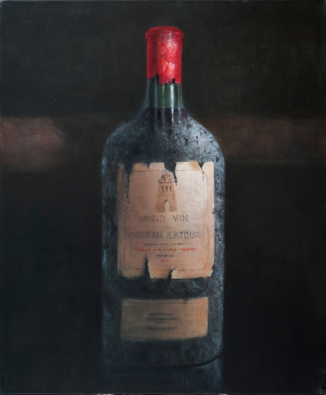 Chateau Latour, 2012 (akryl na plátně) od Lincoln Seligman