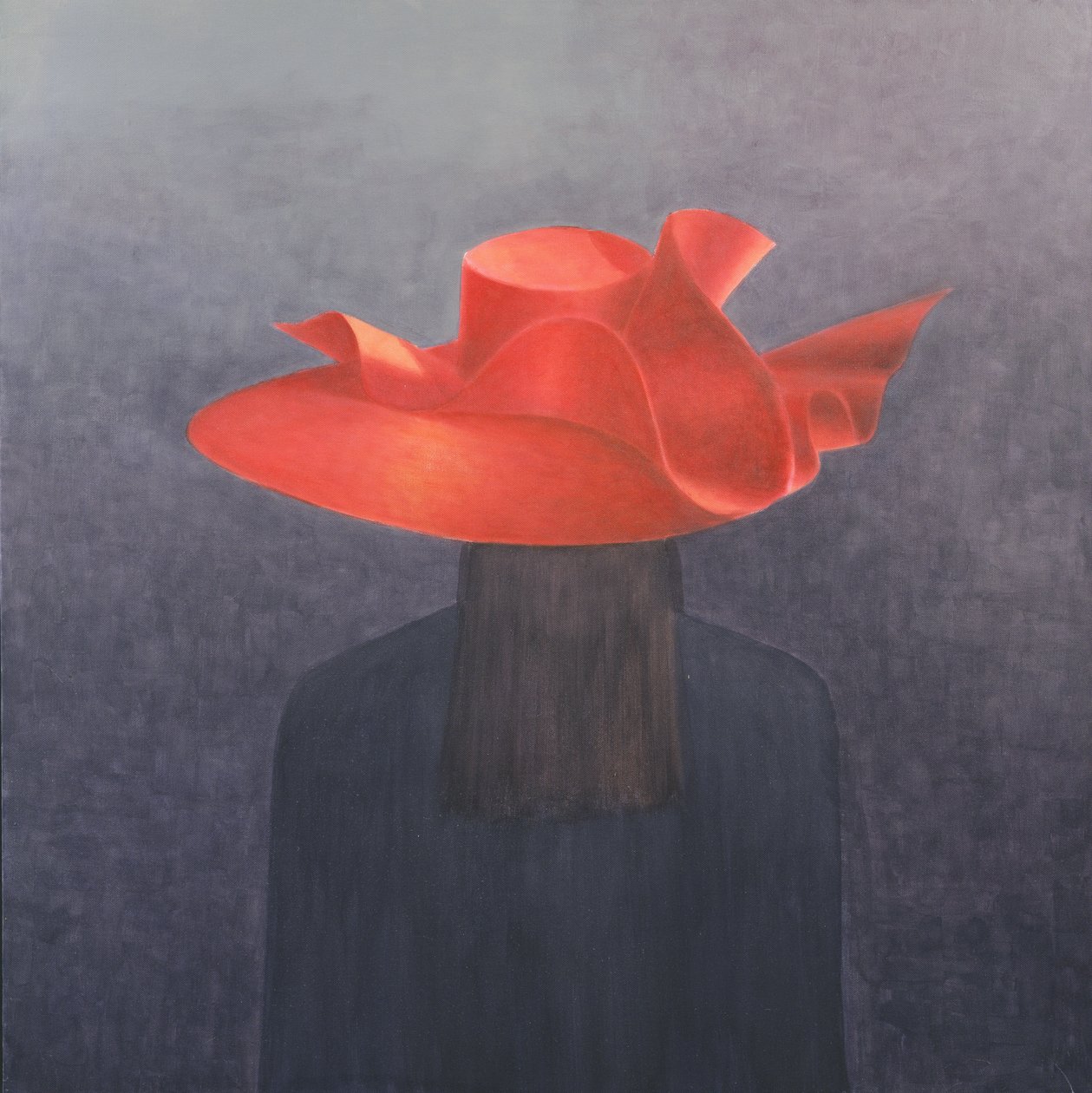 Red Hat, 2004 (akryl na plátně) od Lincoln Seligman