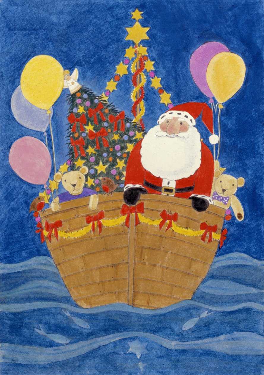 Santas Boat od Linda Benton