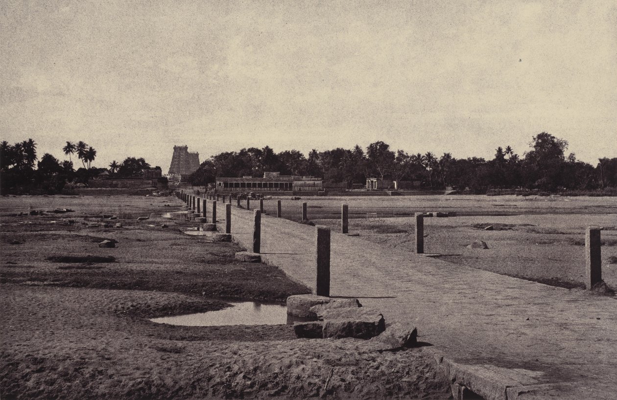 Madura: Řeka Vygay, s Causeway, přes do Madury od Linnaeus Tripe