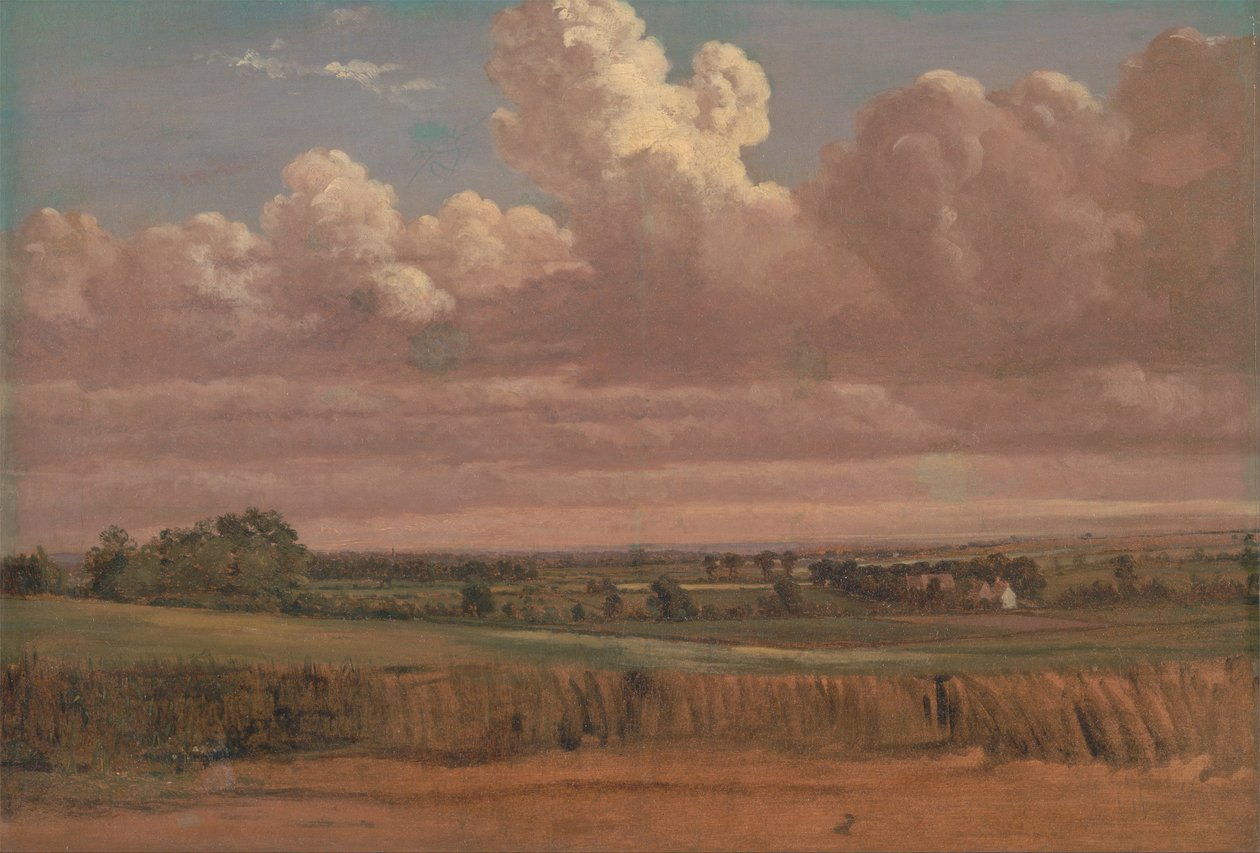 Krajina s Wheatfieldem od Lionel Constable