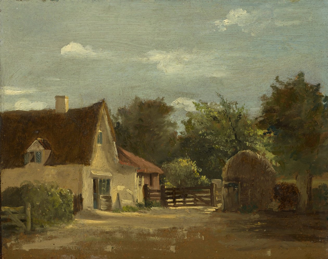 Chalupa, kolem roku 1850 od Lionel Constable