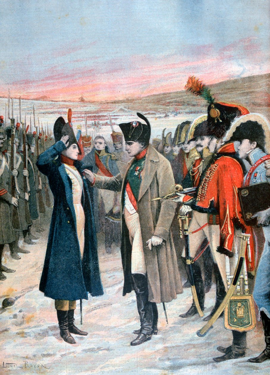 Napoleon předává důstojnici Marii Schellinck Legion dHonneur, 1808 1894 od Lionel Noel Royer