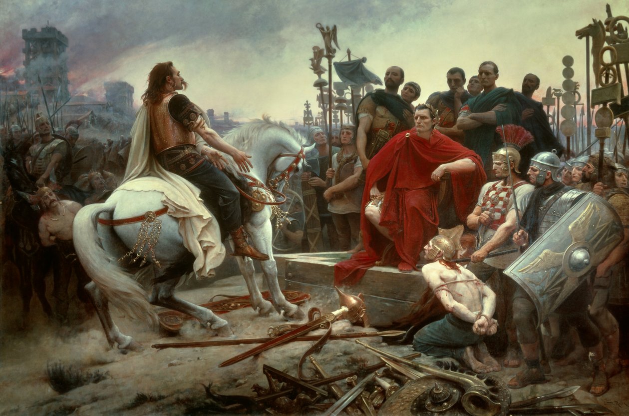 Vercingetorix jde za Cesarem od Lionel Noel Royer