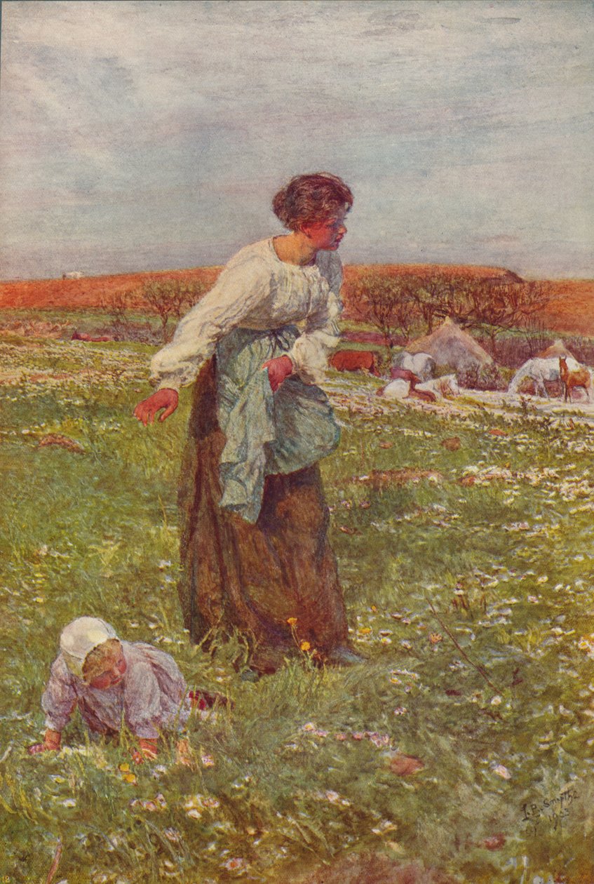 Matka a dítě, c1903, c1915 od Lionel Percy Smythe