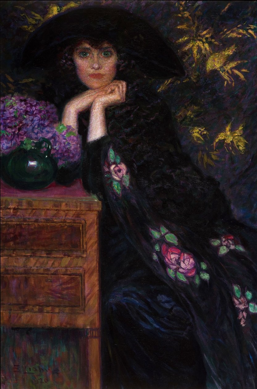 Postava ženy Portrét Violette, 1920. od Lionne