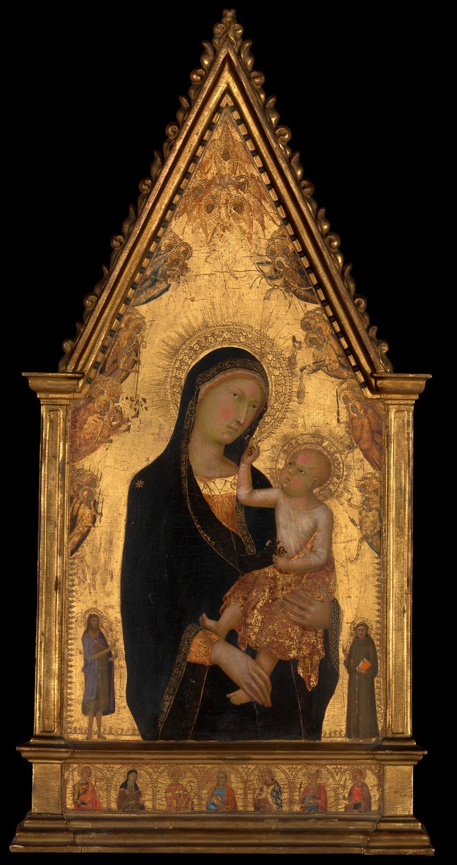 Madona s dítětem se svatými a anděly, ca. 1350. od Lippo Memmi