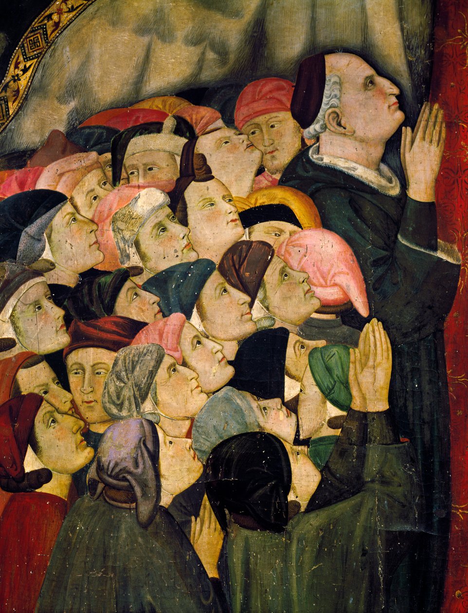 Panna milosrdenství, detail, kolem 1320 od Lippo Memmi