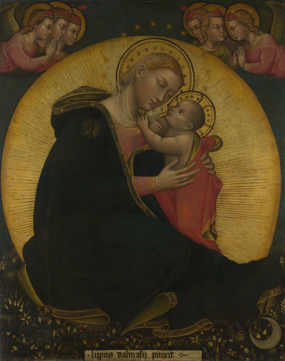 Panna pokora Madonna dell Umilitá, asi 1390 od Lippo di Dalmasio Scannabecchi