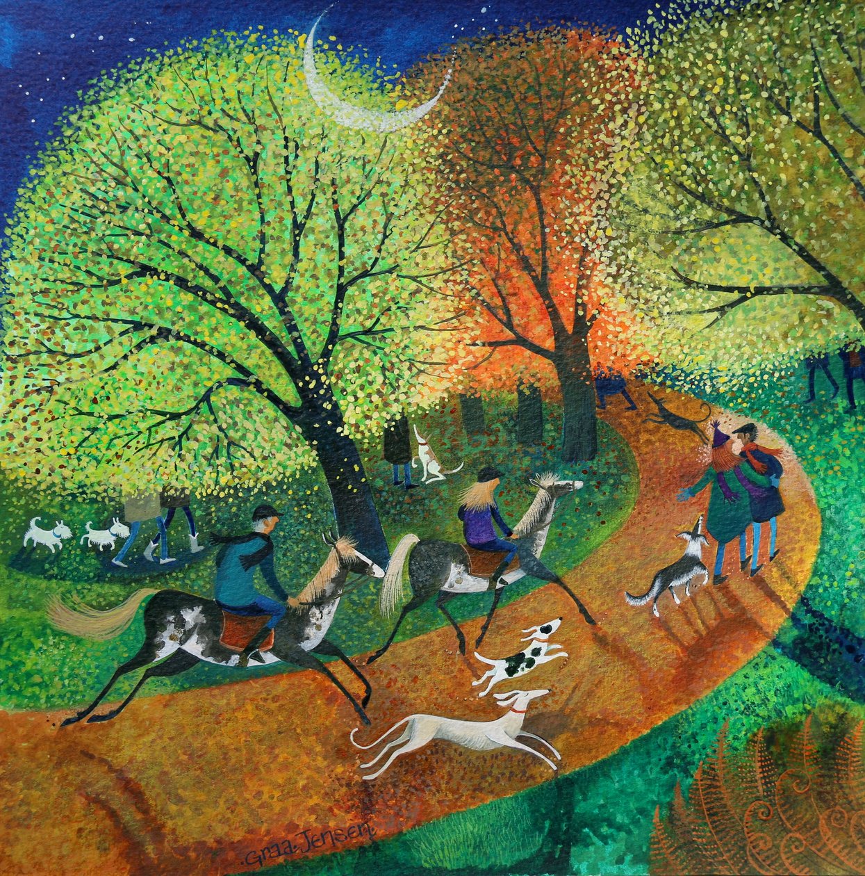 Večerní jízda, 2018 od Lisa Graa Jensen