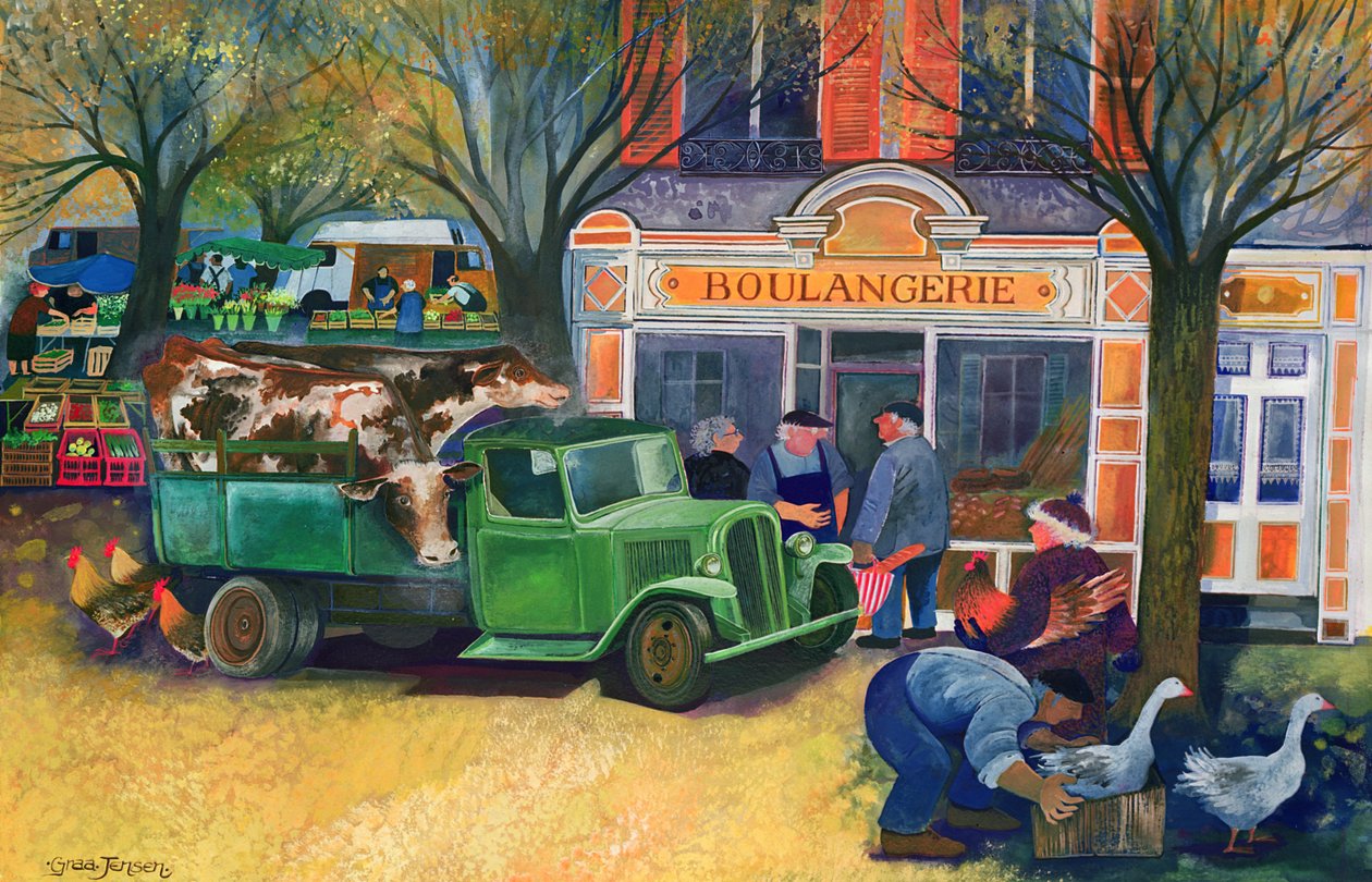 La Boulangerie (wc a kvaš na papíře) od Lisa Graa Jensen