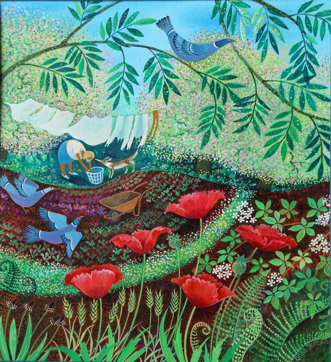 Holubi hřivnáči, 2019 od Lisa Graa Jensen