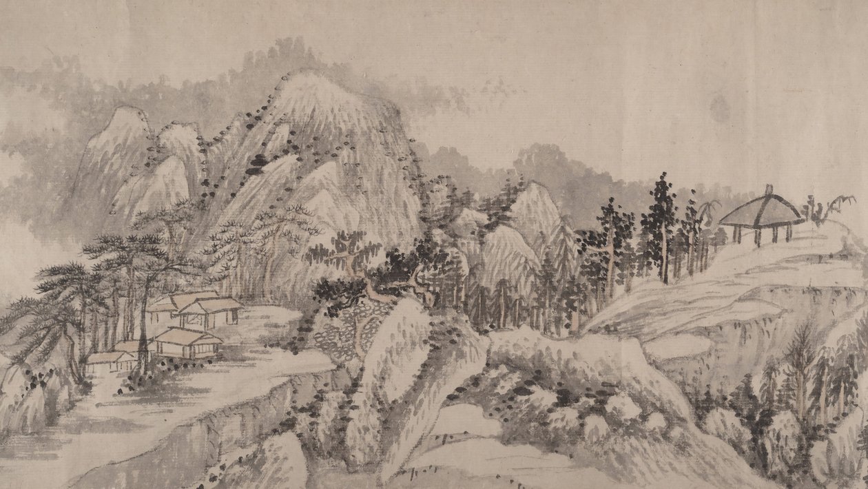 Odlehlá údolí a hluboké lesy z roku 1678. od Liu Yu