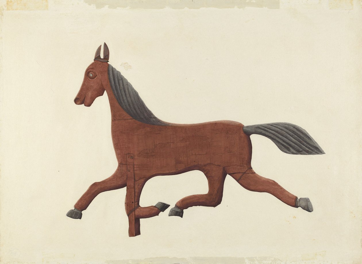 Horse Weather Vane, pravděpodobně 1938. od Lloyd Broome
