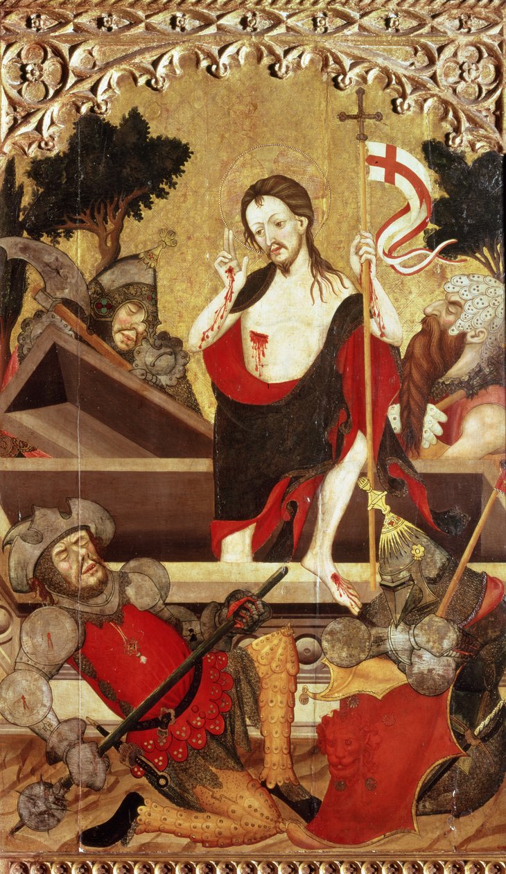Vzkříšení (tempera na desce) od Lluís Borrassà