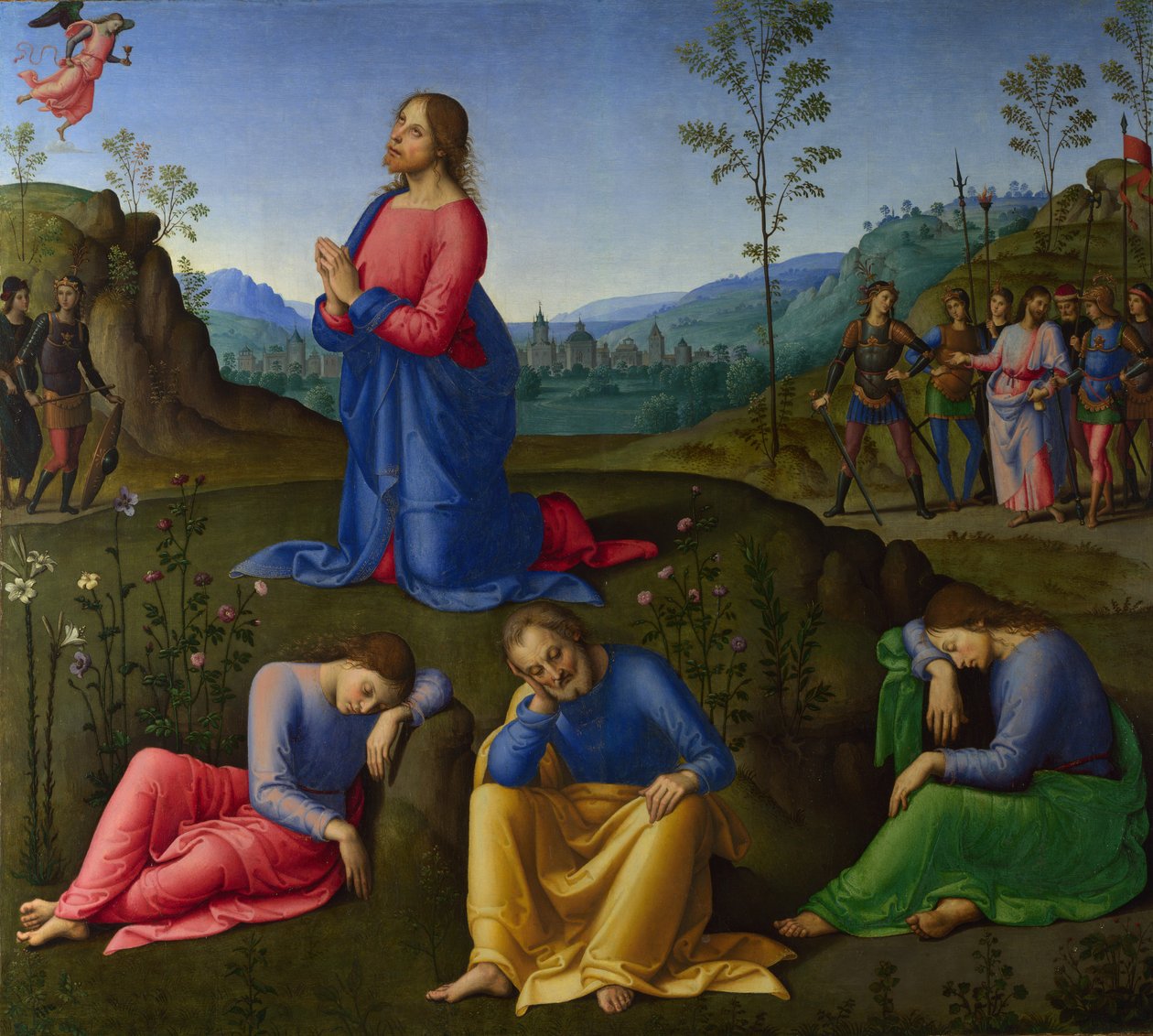 Agónie v zahradě, c. 1502-1503 od Lo Spagna
