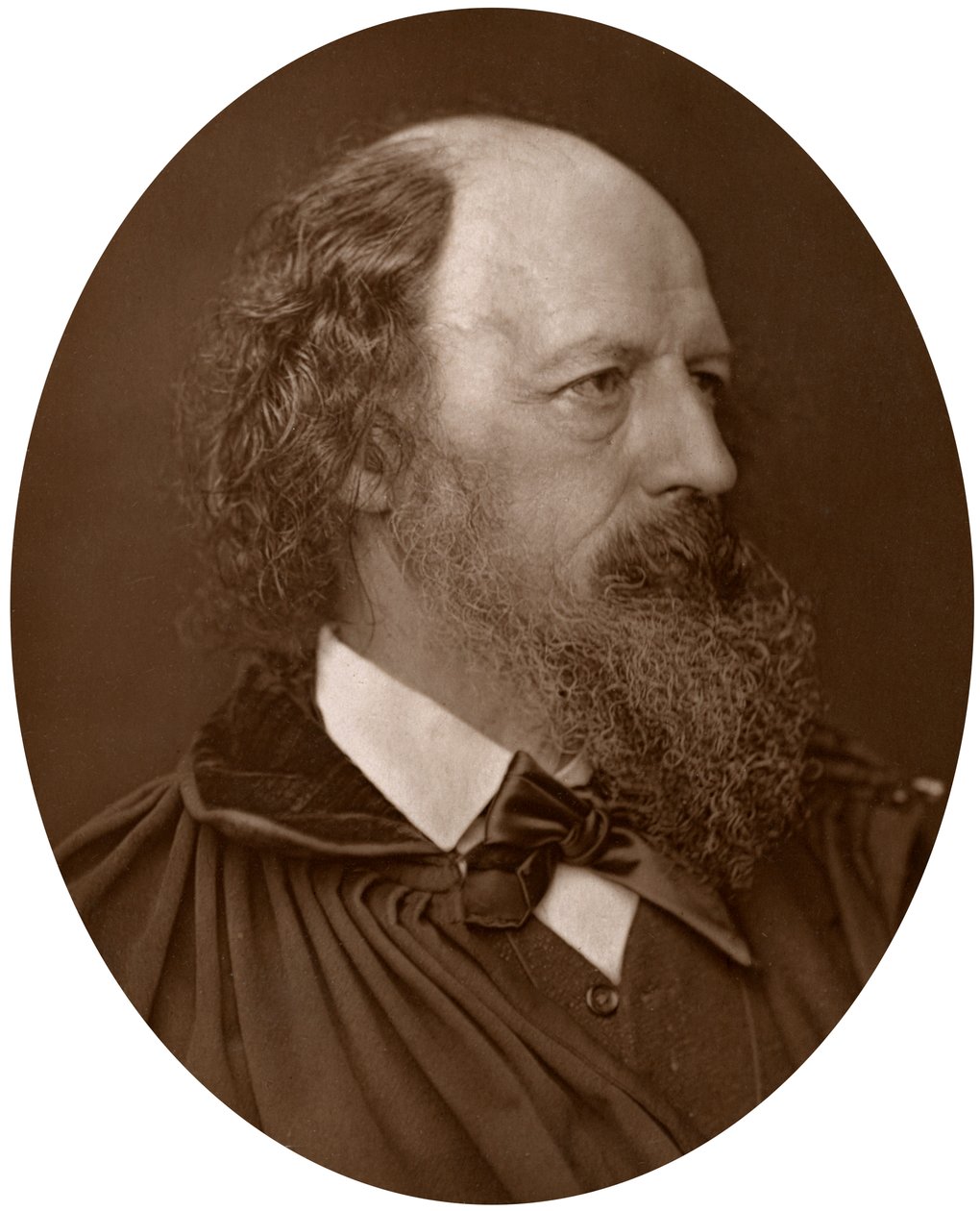 Alfred Tennyson, DCL, FRS, laureát anglického básníka, 1883. od Lock and Whitfield