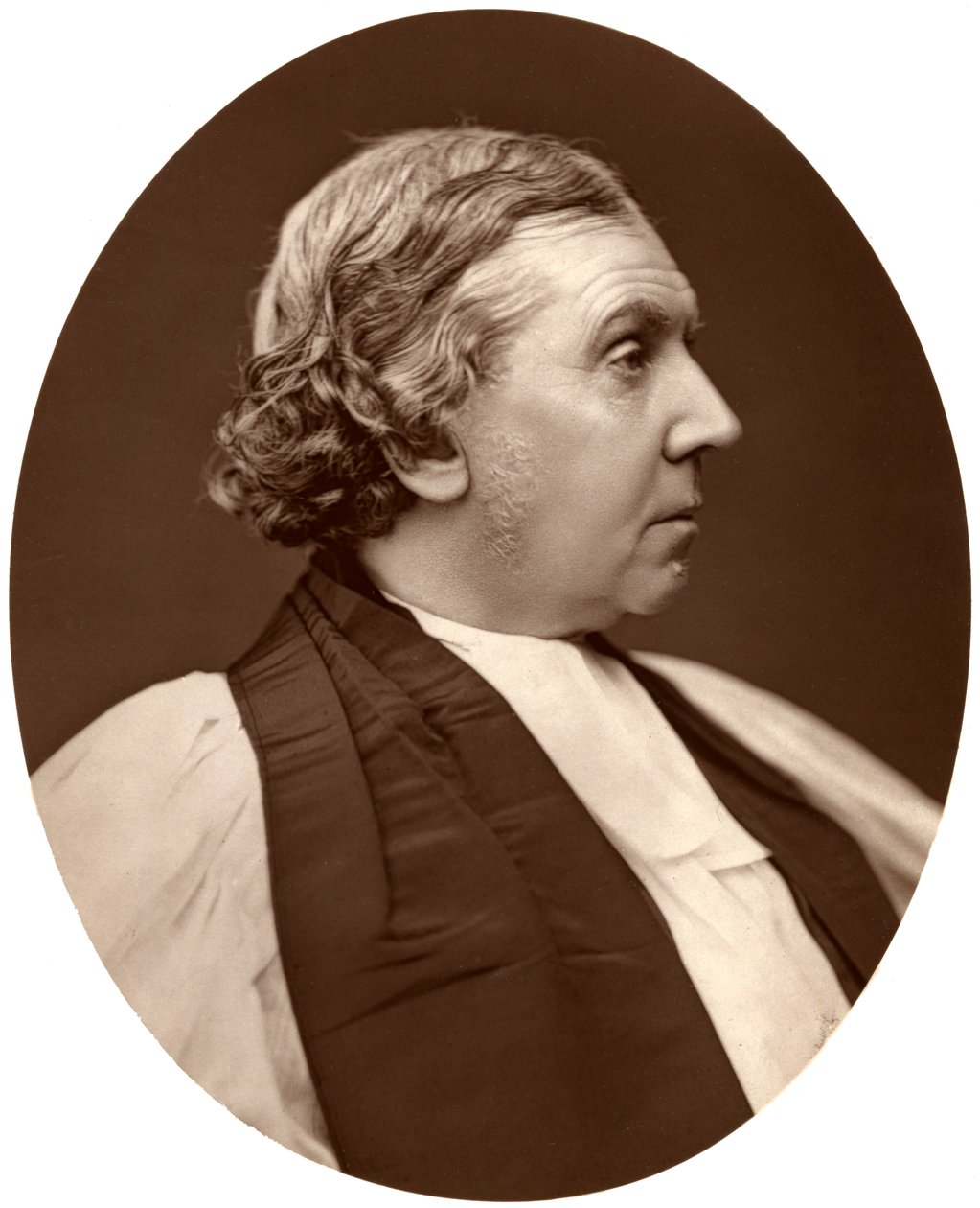 Archibald Campbell Tait, DD, arcibiskup z Canterbury, 1876. od Lock and Whitfield