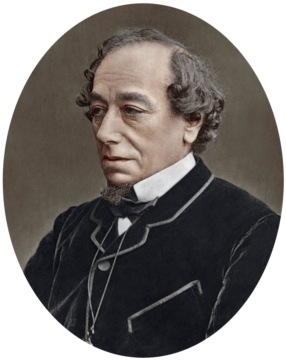 Benjamin Disraeli, hrabě z Beaconsfield, britský konzervativní premiér, 1881. od Lock and Whitfield