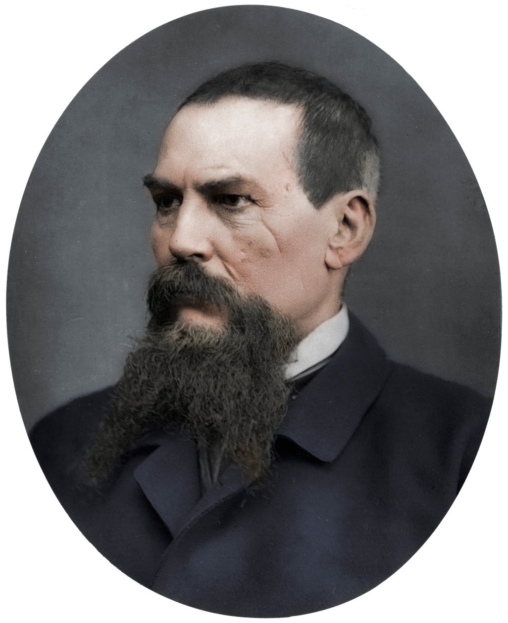 Kapitán Richard Burton, britský cestovatel, spisovatel, voják a diplomat, 1876 od Lock and Whitfield