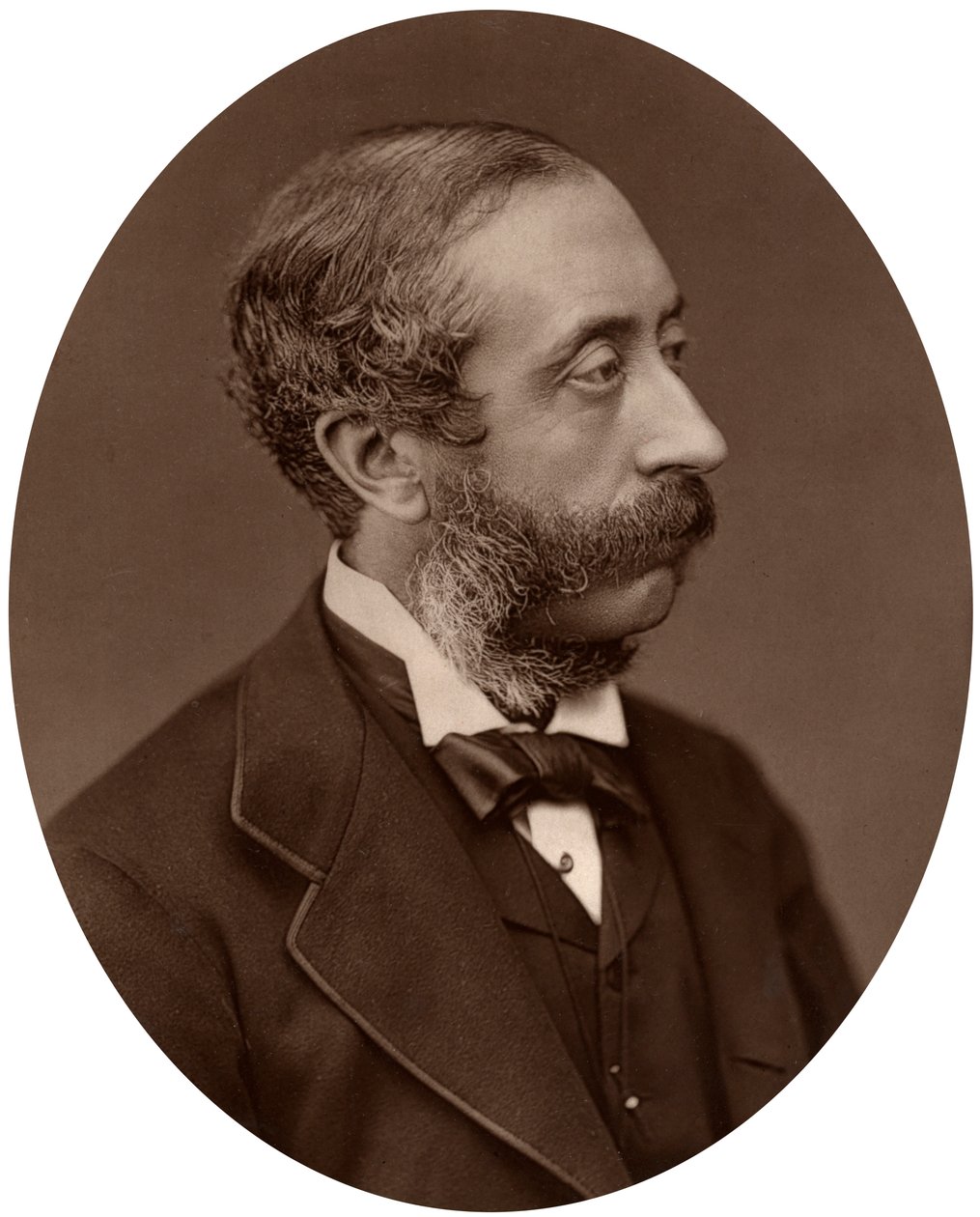 hrabě z Carnarvon, prezident Společnosti starožitníků, 1880. od Lock and Whitfield