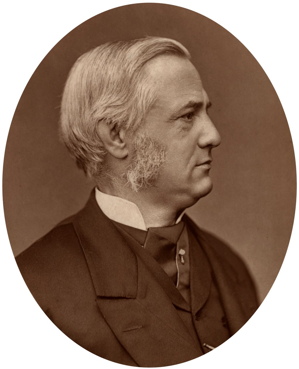 Frederick Max Muller, profesor srovnávací filologie na Oxfordské univerzitě, 1878. od Lock and Whitfield