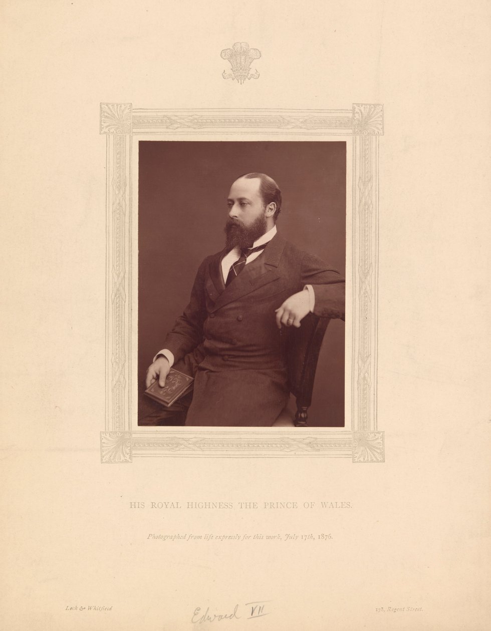 Jeho královská výsost princ z Walesu (Edward VII) od Lock and Whitfield