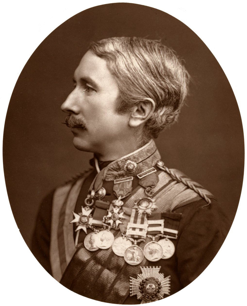 Generálmajor Sir Garnet Wolseley, KCB, britský voják, 1876. od Lock and Whitfield
