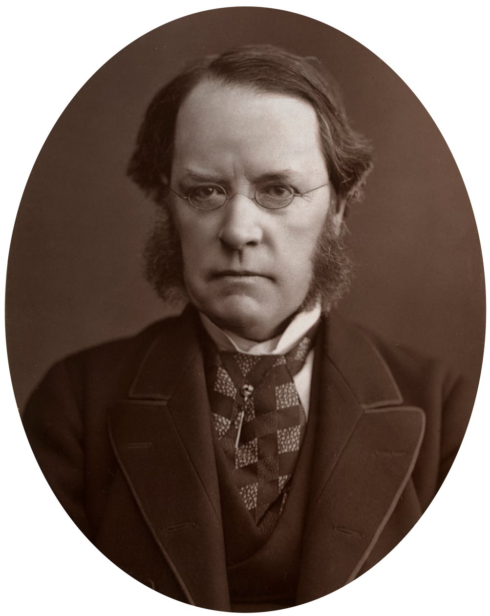 Right Hon Lyon Playfair, CB, LLD, FRS, skotský chemik a politik, 1877. od Lock and Whitfield