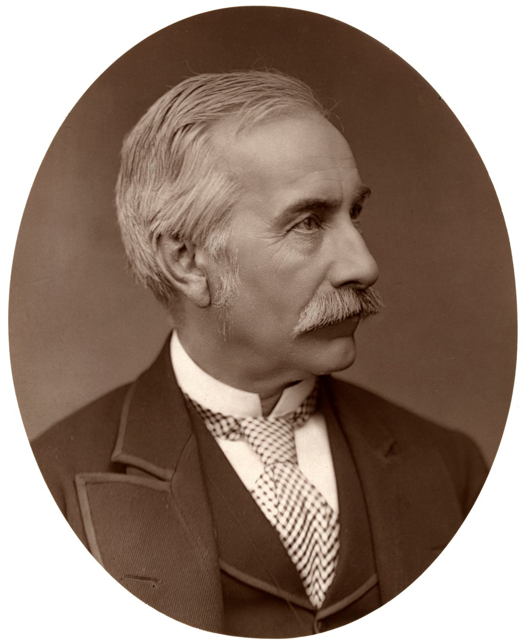 Vpravo Hon Sir Henry Bartle Frere, Bart, KCB, GCB, britský koloniální správce, 1876. od Lock and Whitfield