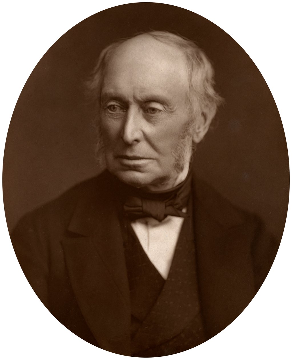 Samuel Morley , MP, průmyslník a politik, 1882. od Lock and Whitfield