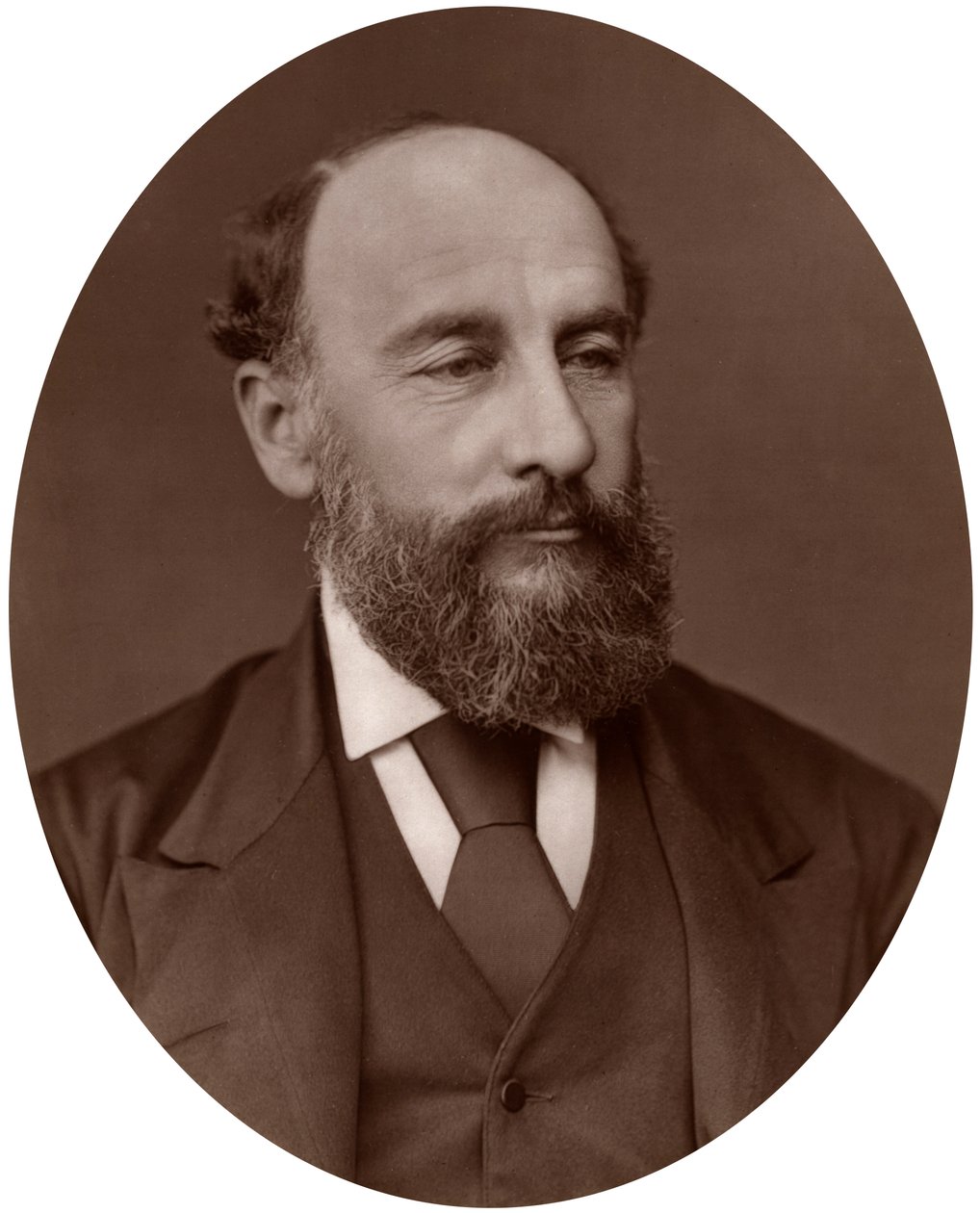 Sir George Strong Nares, arktický průzkumník, 1878. od Lock and Whitfield