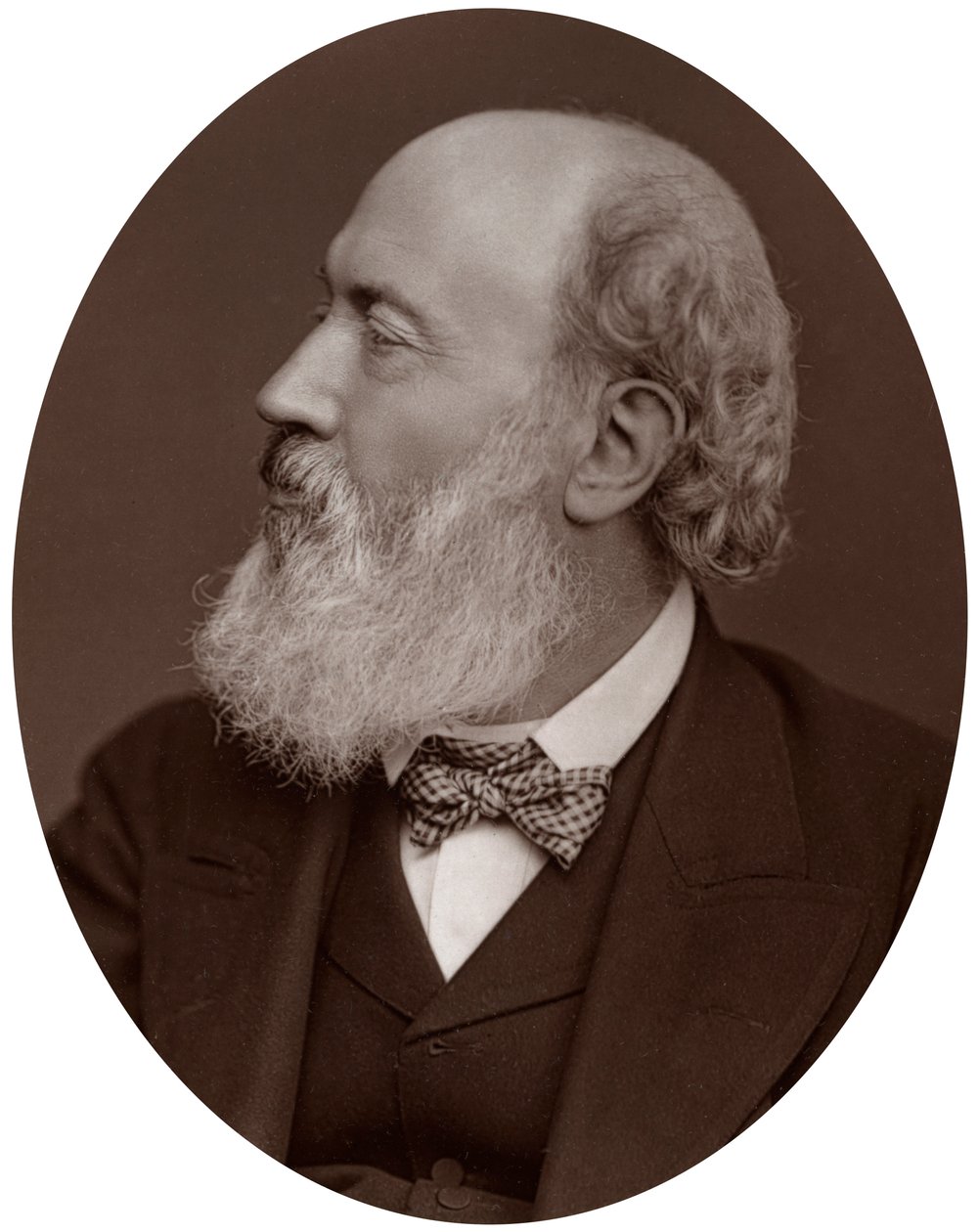 Sir John Gilbert, RA, prezident Společnosti malířů akvarelů, 1877. od Lock and Whitfield