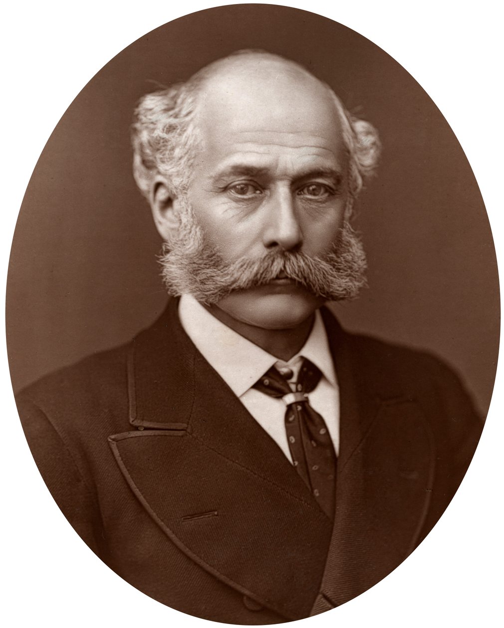 Sir Joseph Bazalgette, CB, britský stavební inženýr, 1877. od Lock and Whitfield